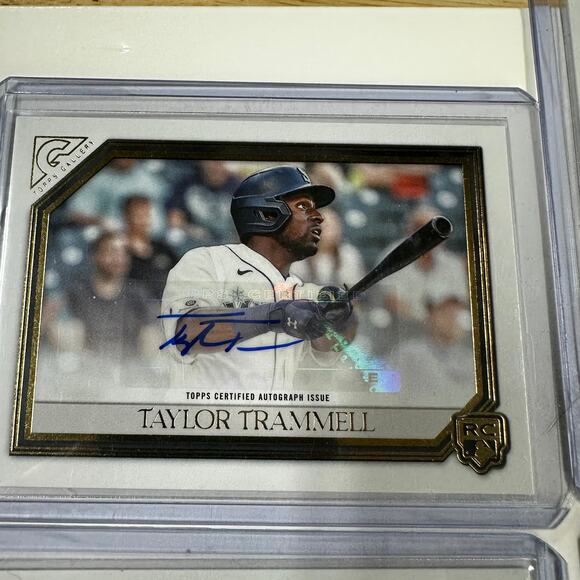 2021 Topps Gallery Lot of 6 Rookie Card Sticker Autographs Ungraded - Picture 5 of 8